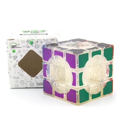 China Lanlan Transparent Hollow Speed ​​Cube 3Layer Speed ​​Cube Magic Toys Christmas Educational Gift for sale