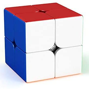 China Educational Magic Cube Mini Cubo Magico in Toy Moyu Meilong 2x2 Cube Size Stickerless Black 2x2x2 Pocket for sale