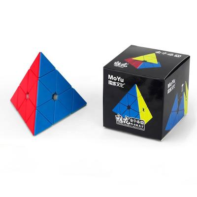 China Toy Factory Directly MOYU Meilong Professional M Magnetic Cube Pyramid Cube Puzzle Educational Magic Toys For Children for sale