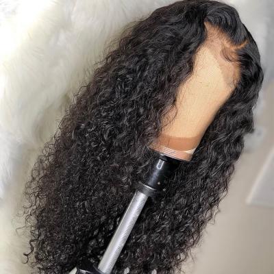 China 100% Deep Wave Virgin Hair HD Full Lace Wigs Human Hair Lace Front Peruvian Virgin Hair 13*4 Lace Front Wigs For Black Women for sale