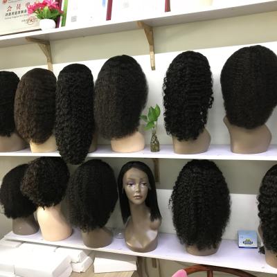 China Water Wave Natural Virgin Braz Cuticle Aligned Hair Vendors By Plucked 4x4 Lace Closure 150% HD Transparent Hair Wigs for sale