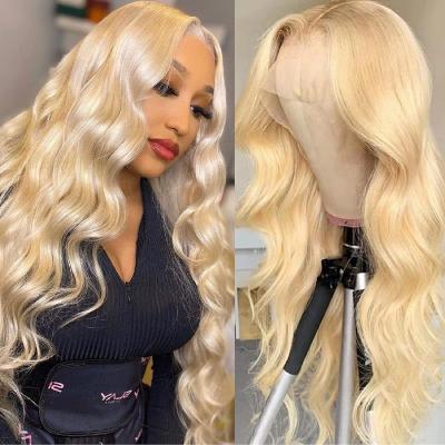 China Wholesale 13*4 613 Brazilian Blonde Wig Cheap Wigs Body Wave Hair Extension Frontal Wigs Vendors With Lowest Price for sale