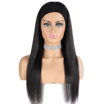 China Wholesale Price Curly Straight Human Hair Curly Hair Band Wigs Human Hair Wig With Headband Wigs For Black Women for sale