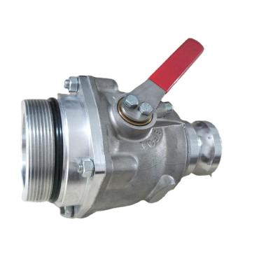 China General used for bottom loading and unloading of petroleum tankers for loading or unloading Constant Flow Rate Ball Valves fixed handle adapters for sale