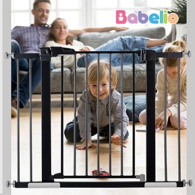 China Protect Indoor Fence Eco-friendly Wholesale Protector Baby Cat Dog Pet Baby Iron Gate for sale