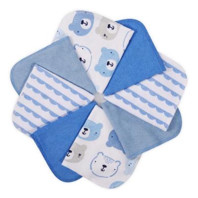 China Momcozy Baby Washcloths Towel 8pcs Ultra Soft Absorbent Natural Newborn Reusable Baby Cloths Baby Bath Face Towel 8pcs for Sensitive Skin for sale