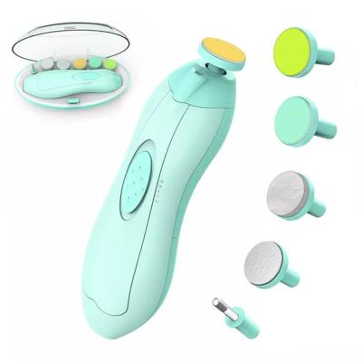 China Polish Electric Grooming Nail Tip Trimmer Kit Anti Splash Trim Toddler Trimmer Child File ABS Safety Nail Trimmer for sale