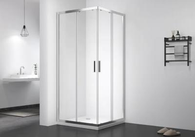 中国 Frameless Sliding Glass Shower Enclosure For Bathroom Coner 販売のため