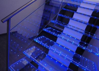 Chine environnement isolant de panneau en verre feuilleté par PVB de l'escalier 14mm LED à vendre