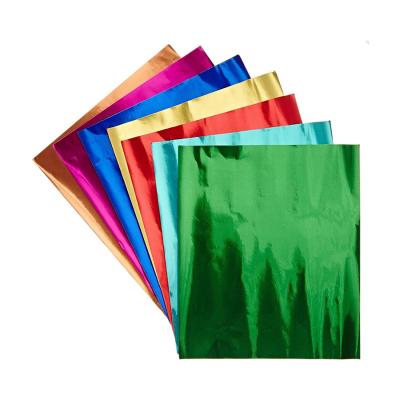 China Recycled Materials Double Sided Coated 120g Double Sided Metallic Paper Sheet For Arts And Crafts for sale