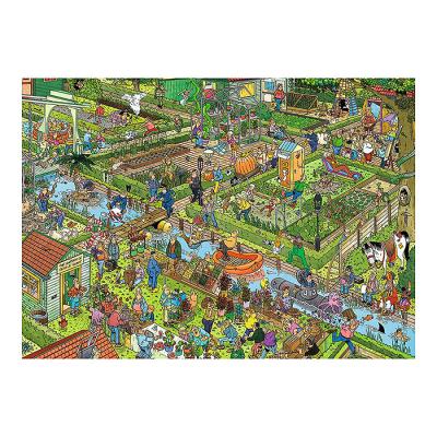 China 100% Free Sample Customized Wholesale Customized Puzzles Eco-friendly 1000 Piece Color Printing Blank Jigsaw Puzzle for sale