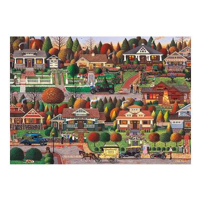 China 100% Eco-Friendly Competitive Price 1000pcs Personal White Simple Jigsaw Puzzles For Toddlers Children Adults for sale