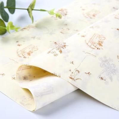 China Recycled Materials Cloth Packing Wrapping Custom Printed Logo Gift Tissue Paper Clothes Shoes Wine Wrapping Paper for sale