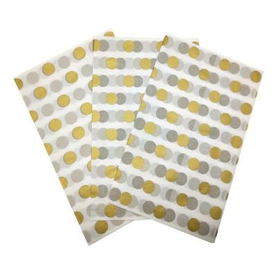 China Recycled Materials Tissue Paper Printing Monochrome Custom Logo Moisture Proof Paper Thin Paper for sale