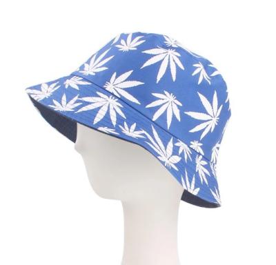 China Leaf Bucket Hats Summer Outdoor Fishing Reversible Hat PM-29 Customized By Picture for sale