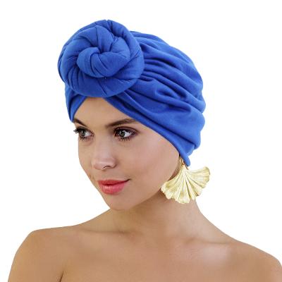 China New Arrival Ladies Hair Decoration Hair Decoration Tied Headwraps Women Turban Hat For Daily Life for sale