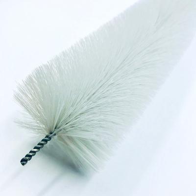 China Sustainable Taiwan Made Stainless Steel Wire Soft Stiffen Cylindrical Cleaning Brush for sale