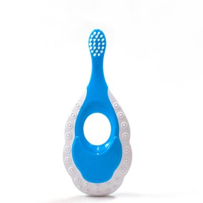 China Hot Sales Disposable Baby Care With Ergonomic Baby Ring Soft Toothbrush Good Quality for sale