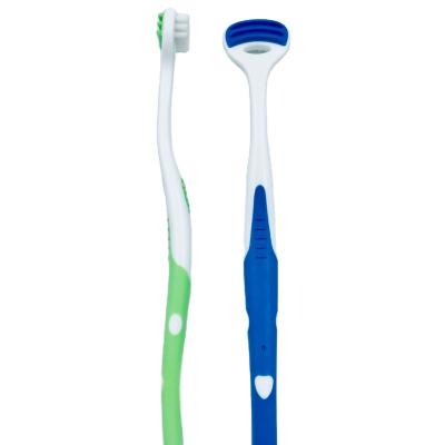 China High Grade Disposable Dental Tongue Cleaner Scraper Oral Care Toothbrush Made In Taiwan for sale