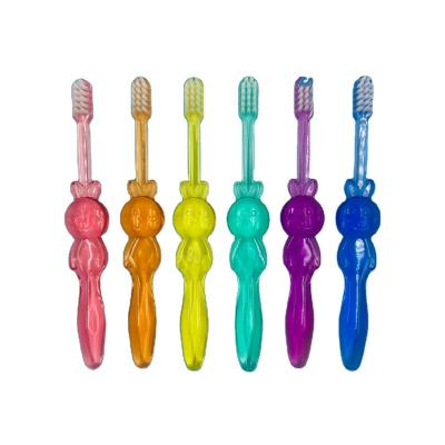 China OEM ODM Home Available Cute Rabbit Handle Toothbrush For Children From Taiwan Factory for sale