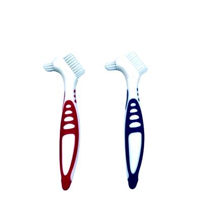 China Domestic Wholesale Best Price Big Handle Toothbrush Denture Brush Give Best Oral Care for sale