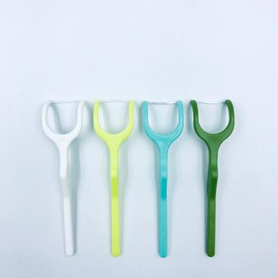 China Clean Between Taiwan Good Teeth Professional Manufacturers Handle Dental Floss Y-Plug Picks for sale