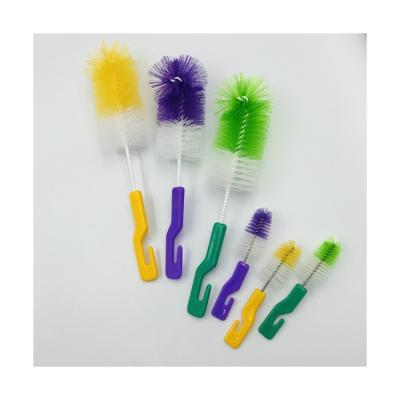 China Viable Straight Handle Water Bottle Bottle Cleaning Brush for sale