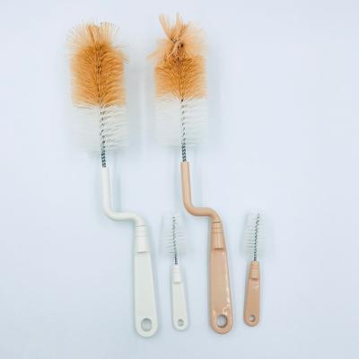 China Wholesales Baby Bottle Brush / Sustainable Drop Shaped Nipple Brush for sale