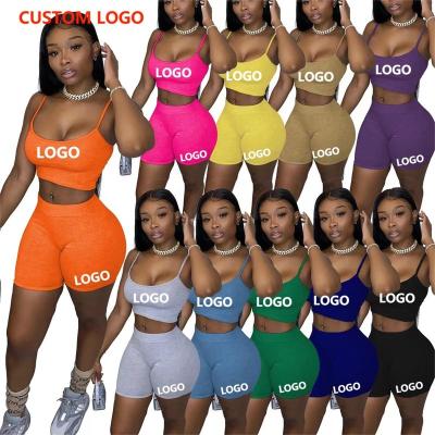 China XL022 Hot Sale QUICK DRY Women's Two Piece Set Women's Tracksuit Teams Shorts Joggers Pants Suit 2 Piece Set Sport Short Sets for sale