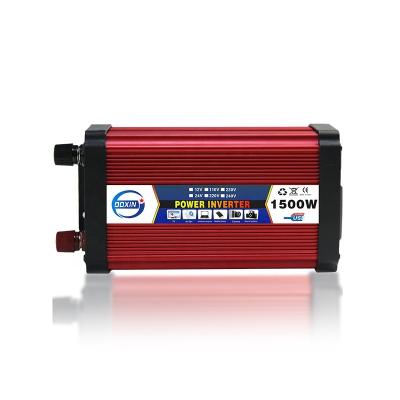 China New design home dc 12v 24v to 110v 220v portable ac power inverter with 2 usb ports car battery charger for sale