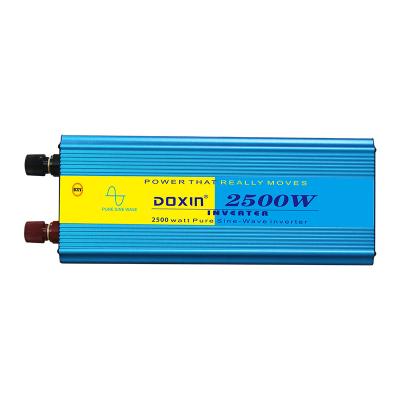 China Home Appliance Fan Pump Wholesale 2500W 12V 24V DC to AC 110V 230V Solar Inverter for USA Market for sale