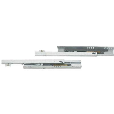 China Soft Close Cabinet Undermount Drawer Slides Telescopic Channel for sale