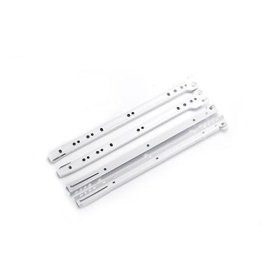 China 32mm Series Of Holes Factory FVG White Power Plated Drawer Slide for sale