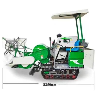 China New 25 HP Automatic Agricultural Small Rice Harvester Mud Field Rice And Soybean Harvester for sale