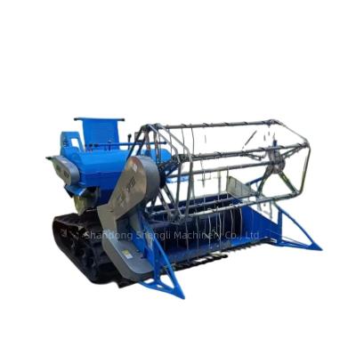 China Rice Terraced Rice Harvester In Hilly Area Small Seat - Mounted Combine Harvester Wheat Harvester 15HP for sale