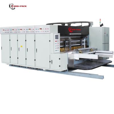 China HRB-1224 Hotels leading edge feeder printer slotter die cutter machine for carton box with high quality for sale