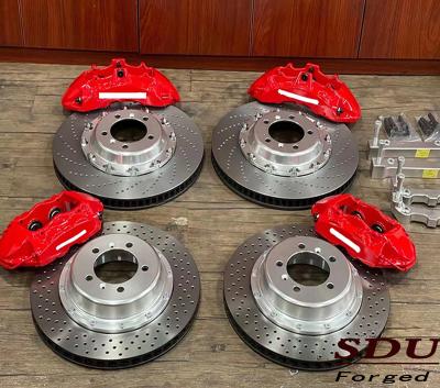 China Aluminum Modified Brake Caliper 4 Pot Caliper Racing Sports Brake 6 Piston 365Mm 345Mm Disc 390Mm gt6 gt4 Big Brake Kits For 718 997 991 for sale