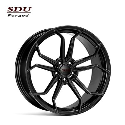 China T6061 Aluminum Customized Size Forged Alloy Wheels For T6061 T6 Car Rims 5x100 16-22 Inch for sale