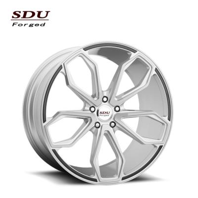 China 22 Inch T6061 Aluminum Forged Wheels Custom Design Concave Chrome Plating Finish Forged Alloy Wheels for sale