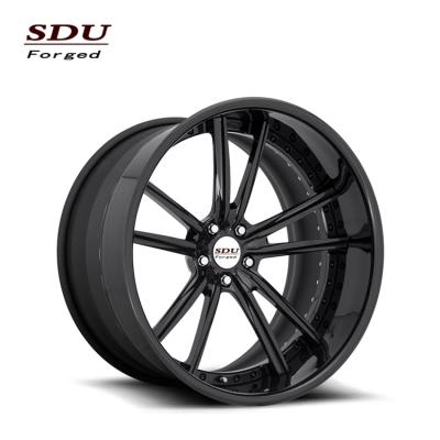 China Wholesale High Quality Aluminum Rim China Manufacture Origin Forged Deep Plate T6061 Wheel Rims For Car SDU Wheels for sale