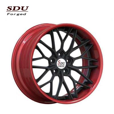 China 20 Inch T6061 5x114.3 Aluminum Wheels Forged Wheels 21 Inch 5x112 Can Custom Brand Logo Color for sale