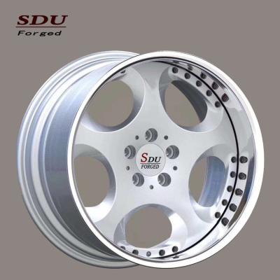 China Aluminum T6061 Forged 2 Piece Design 5x114.3 Deep Plate Wheels 19 Inch 20 Wheels For Tuning Car for sale