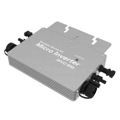 China Hot Selling Micro Inverter 2022 600W Wifi Communication Inverter Wvc-600 For Solar Power System 283*200*42mm for sale