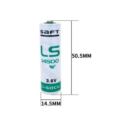 China Home Appliance Lithium Battery SAFT LS14500 3.6V AA Bobbin Cell For Remote Monitoring System for sale