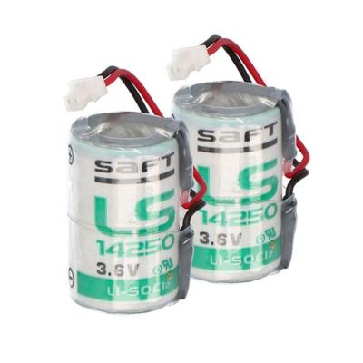 China Original Saft Ls14250 3.6V 1/2 AA Lithium Factory Price Household Appliance Batteries For Water Meter for sale