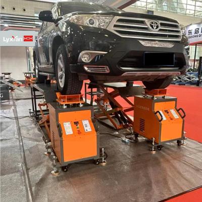 China Auto Car Abnormal Noise Detector Chassis Road Simulator 4000kg Lifting Capacity With Two Support Frames Releases for sale