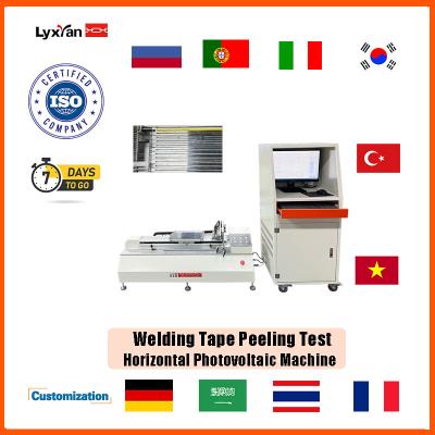 China Lixian Universal Testing Machine 20-Station Multi-Busbar Horizontal Photovoltaic Welding Tape Peeling Force Testing Machine Equipment for sale