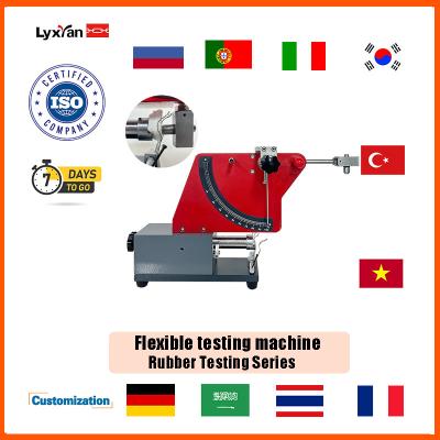 China Lixian Rubber Testing Machine 0.5J Energy Rubber Flexible Rebond Resilience Testing Equipment for sale