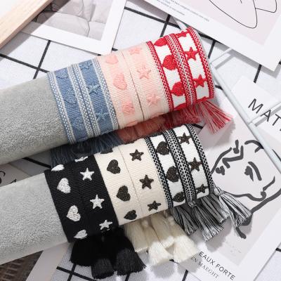 China Fashion European and American tassel personality hand-woven embroidery hand-woven bracelet love star bracelet for sale