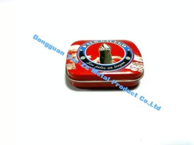 China Popular Small Mint Tins Mini Metal Box with Plastic Insert Custom Tin Box for sale